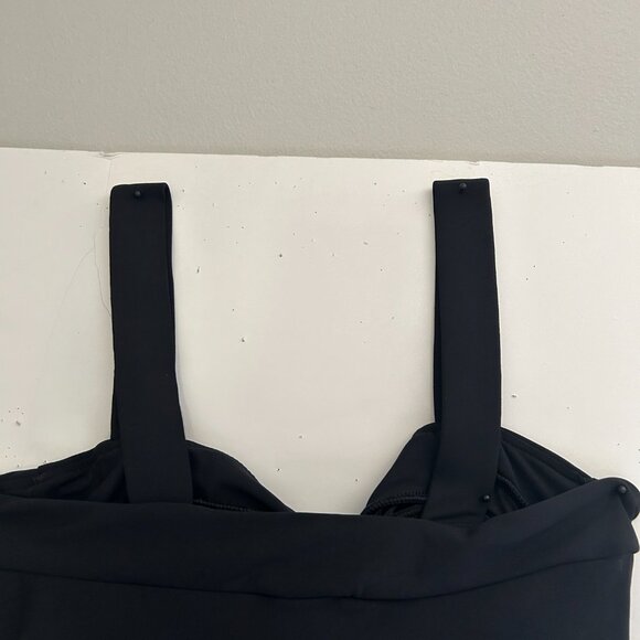 LADIES BLACK 1- PIECE SWIM SUIT SIZE 12 - Picture 3 of 3